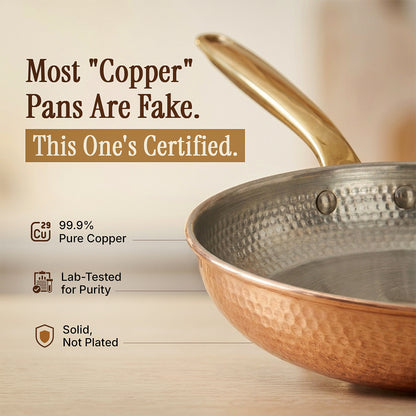 Certified® Pure Copper Pan