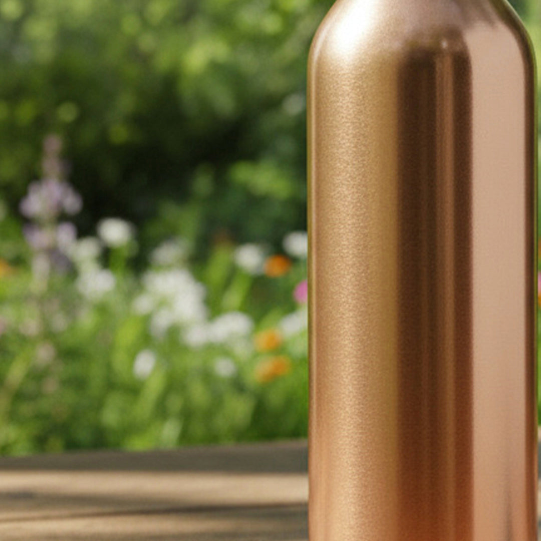 Special Edition Plain Copper Water Bottle | Smooth Matte Finish for Pure Hydration [ Preorder ]